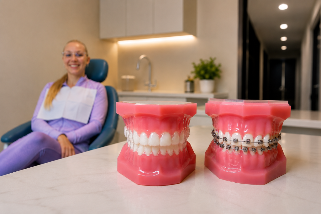 Diferencias entre los brackets tradicionales y alineadores como Invisalign